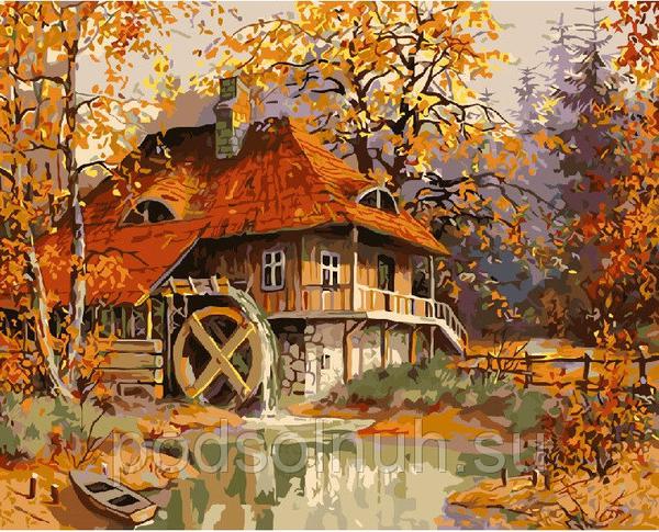 Дом В Осеннем Лесу Фото