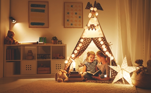 Декоративное освещение в детской
